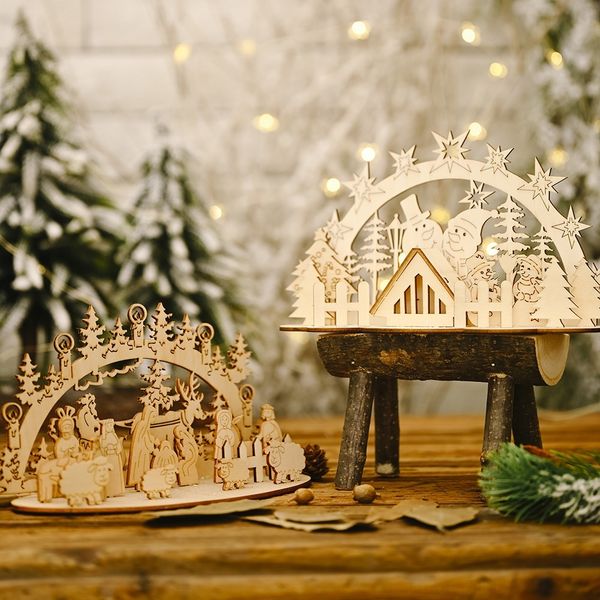 

e6fb3 howe holiday supplies creative wooden hollow-out diy new assembly howe christmas holiday supplies wooden diydiy hollow-out creative ne