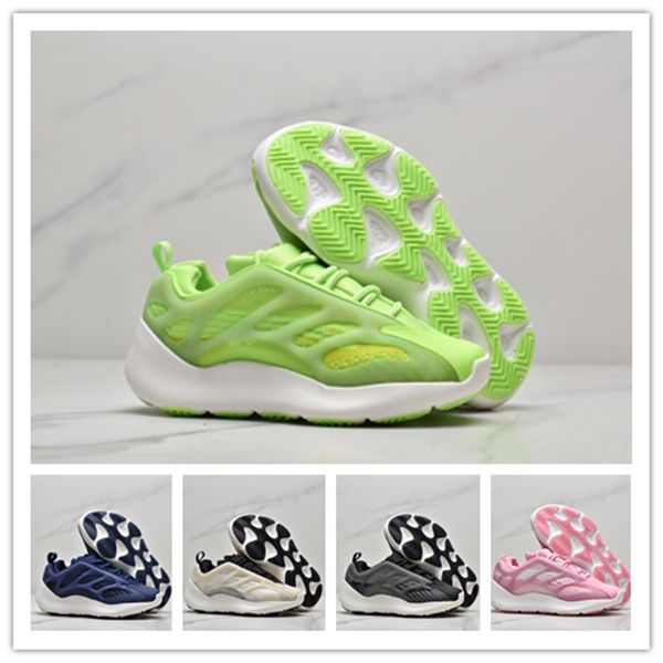

luxury kids shoes baby toddler sneakers kanye west yez 700 shoes infant children boys and girls chaussures pour enfants, Black