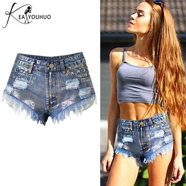

2020 summer fashionable biker female shorts slim short jeans womens high waist rivet booty denim shorts for women jeans1, White;black