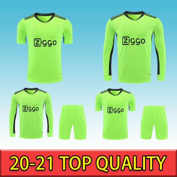 

20 21 ajax goalkeeper soccer jersey 2020 2021 promes tadic neres men high-quality football shirts, Black