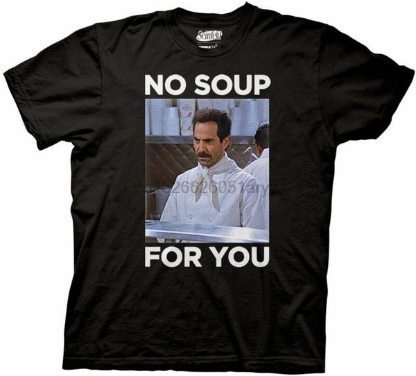 

seinfeld no soup for you black t-shirt sport hooded sweatshirt hoodie