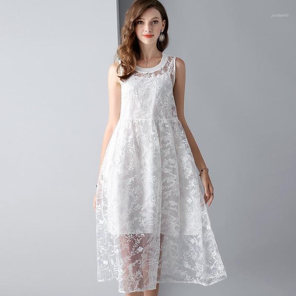 

white lace floral maxi dress women robe femme 2020 summer long work boho beach office party dresses plus size 2 pieces1, Black;gray