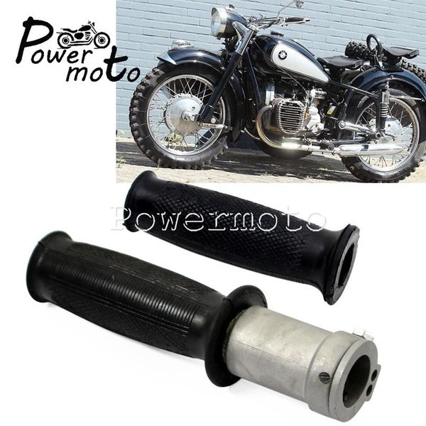 

motorcycle left & right throttle handle grip for k750 r50 r1 r12 r71 ural sidecar
