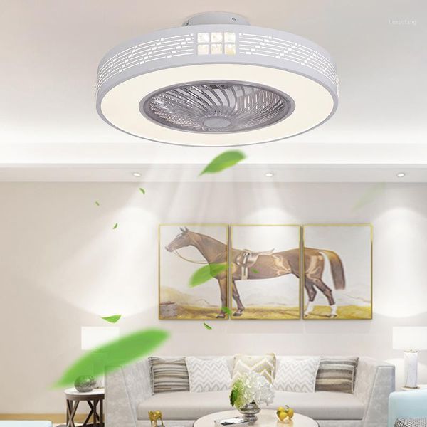 

remote control integrated intelligent nordic ceiling fan classic dining room bedroom invisible mosquito repellent fan lamp1