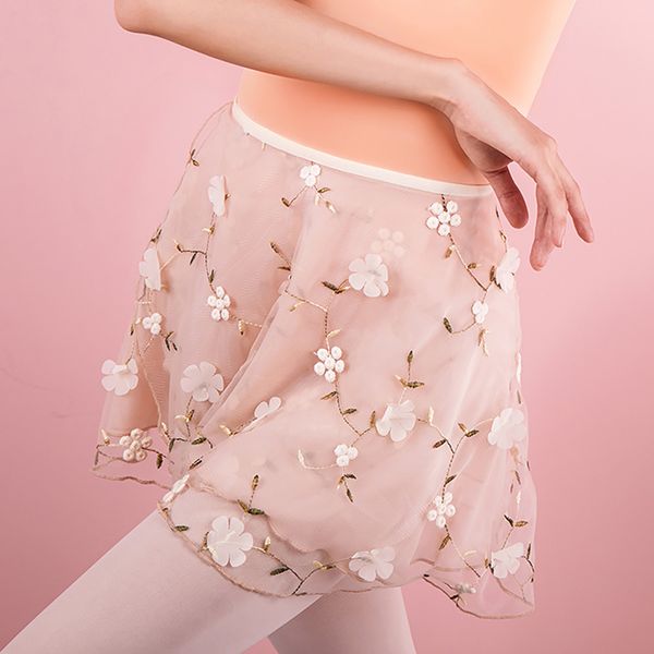 

fairy ballet dance skirts for women ballet dance wear embroidery ballerina clothes stage costume teacher ballet skirt jl1631, Black;red