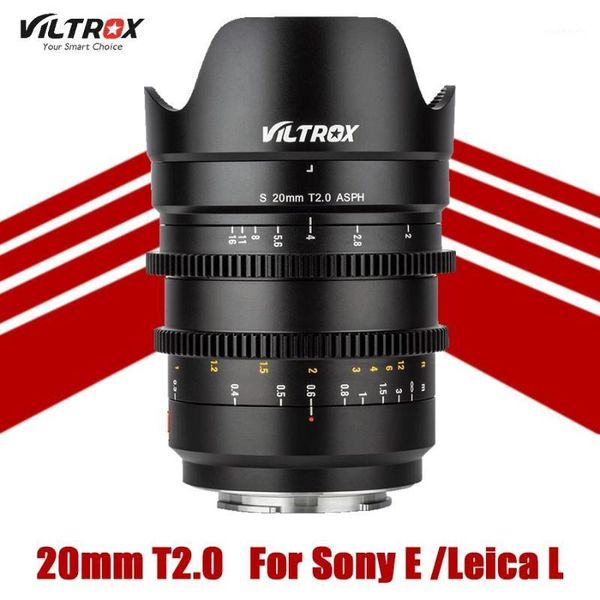 

viltrox 20mm t2.0 full frame movie lens for sony e-mount camera a9ii a7riv a7iii a7sii for leica l mount mf cinematic lens1