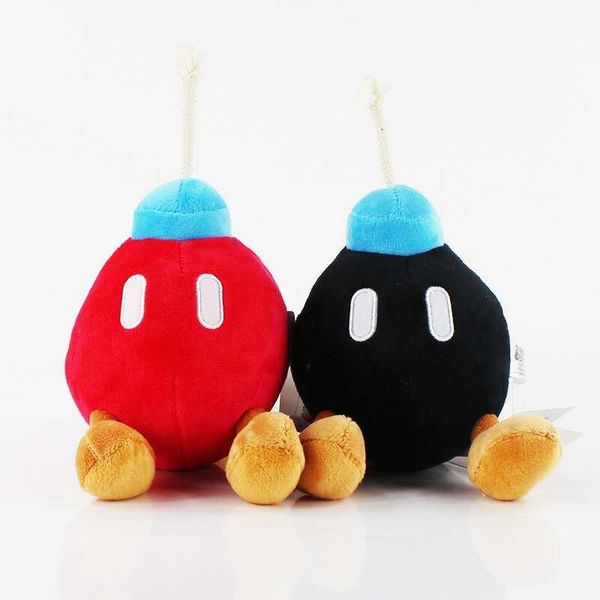 

super mario bros bomb 2 colors cute soft plush bob-omb doll toy (2 colors) 7