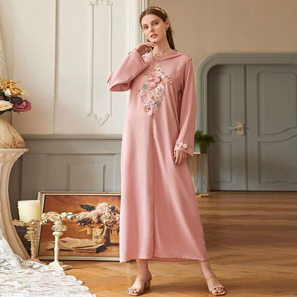 

eid kaftan mujer dubai abaya turkey hijab muslim dress islam clothing dresses for women robe de moda musulman femme vestidos, Red