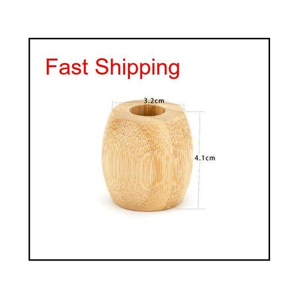 

toothbrush holder natural bamboo toothbrush bathroom holder washroom biodegradable wood set eco friendly custom lo qyliky yh_pack