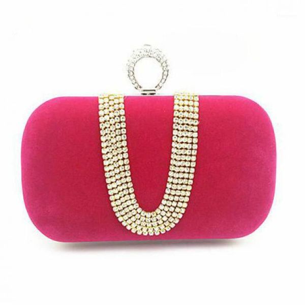 

korean version of the flannel bag finger rings diamonds purse clutche bags evening bags summer lady shoulder handbags a7351