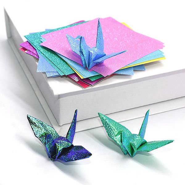 

скрапбукинг коммерц paper side diy ковка смешивания цвета single kids ручной работы 50шт оригами детский сад сияющий площади складной qylxlt
