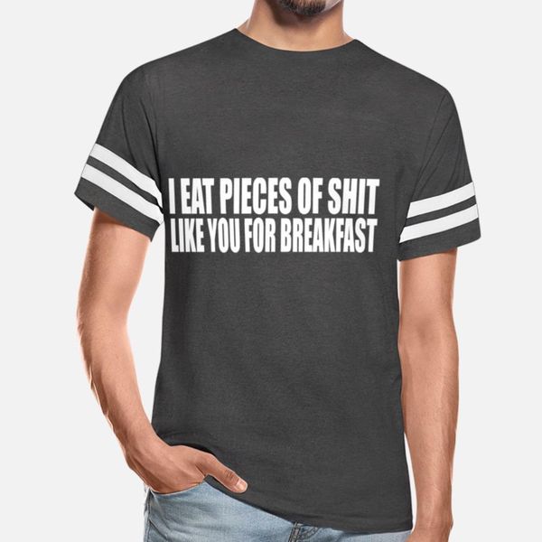 

i eat pieces of shit like you for breakfast designers graphic t shirt comic hiphop slim fit tracksuit hoodie sweatshirt