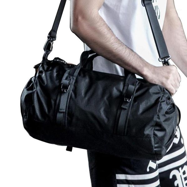 

running jerseys gym sports bags men women molle fitness training1, Black;blue