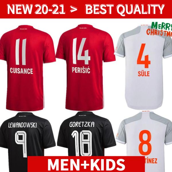 

bayern soccer jersey 20 21 22 lewandowski sane munich coman muller davies football shirt men kids kit 2020 2021 humanrace fourth 4th, Black;yellow