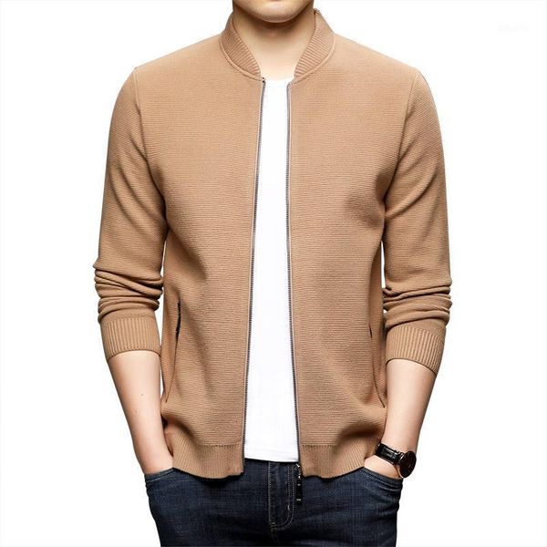 

cardigan men fashion casual streetwear sweater coat men autumn winter thick warm wool1, White;black