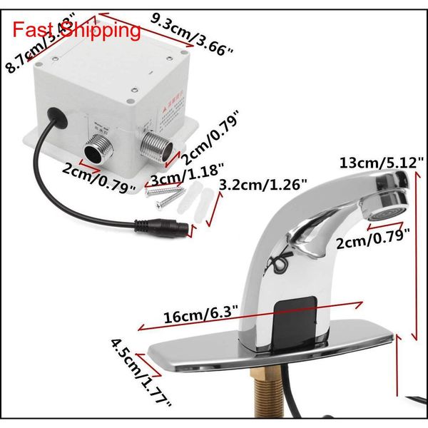 

sink faucets water tap matic infrared sensor faucet deck mount smart touch hands inductive water tap kitch qyljuw new_dhbest