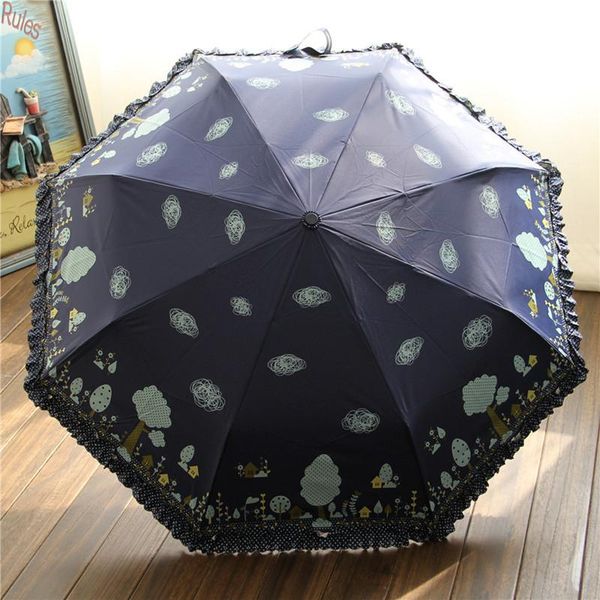 

полностью matic складного зонтика дождь женщины navy стиль увы вс зонтик ветрозащитного стекловолокно 8k марка зонтик paraguas bbywda garden