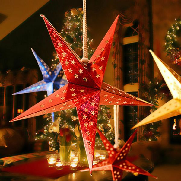

star ornament tree xmas festival string hanging decor home christmas wedding party decoration