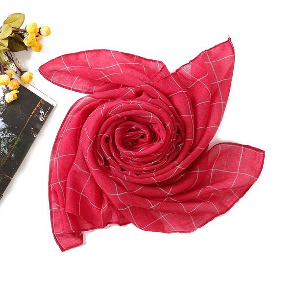 

2020 новые весенние женские женские шарф мода плед хлопчатобумажные шарвы шали и обертки мягкие большие размеры пашмина леди шарфы follard h, Blue;gray