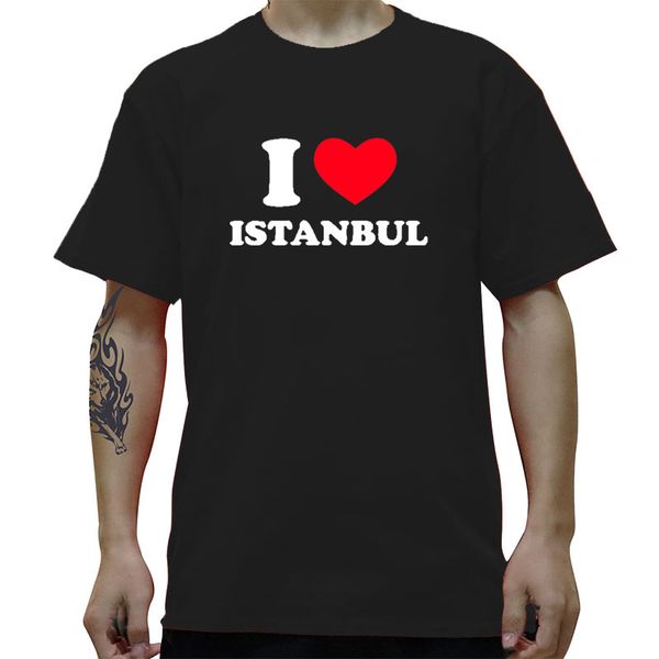 

i love istanbul heartbeat funny graphic mens summer style fashion short sleeves oversized streetwear hoodie designers t shirts sweatshirt
