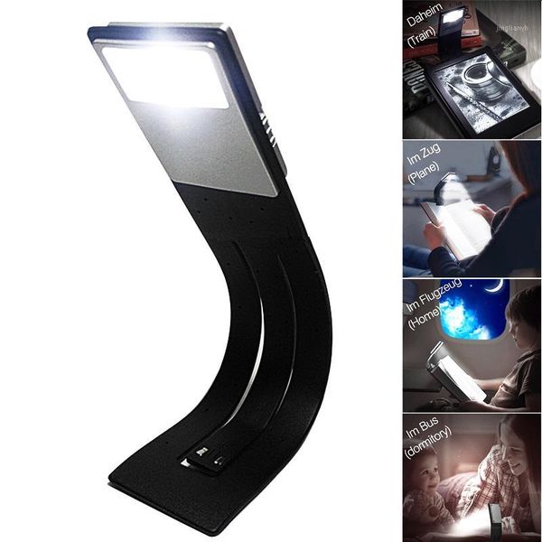 

portable lanterns ly book lights usb rechargeable reading light clip for kindle lovers with 4-grade brightness va881