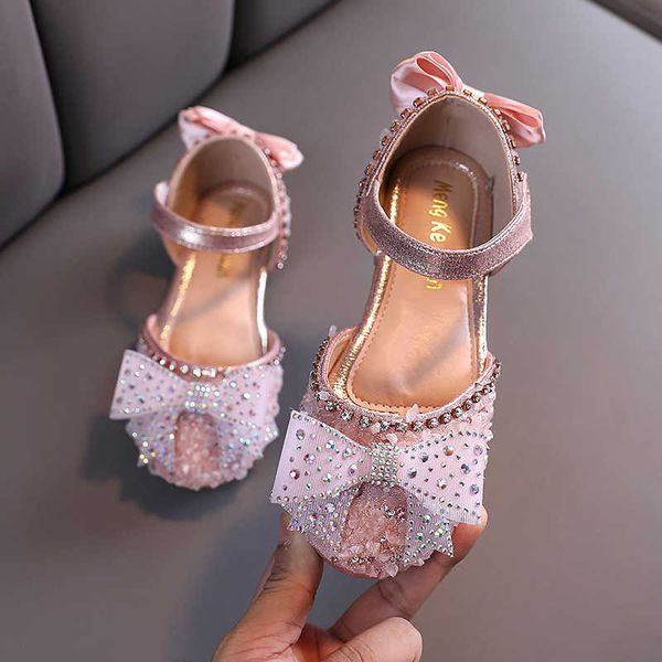 

elling designer girl sandals kids bling bowknot princess shoes sequins fashion new summer children little girls infant e451 classic luxury, Black;white