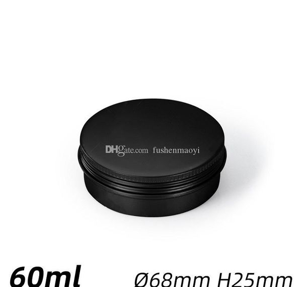 

30ml/60ml aluminum round lip balm tin storage jar containers with screw cap for lip balm, cosmetic, bbyciq lg2010