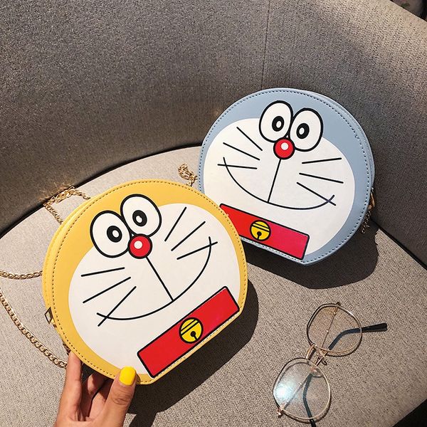 

cartoon dingdang cat messenger bag women chain small round cartoon bao ding dang bao bag 2019 new bags mmf54