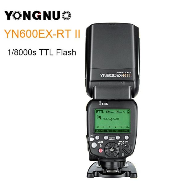 

yongnuo yn600ex-rt ii yn600ex rt ii 2.4g wireless hss 1/8000s masterl flash speedlite for dslr camera as 600ex-rt
