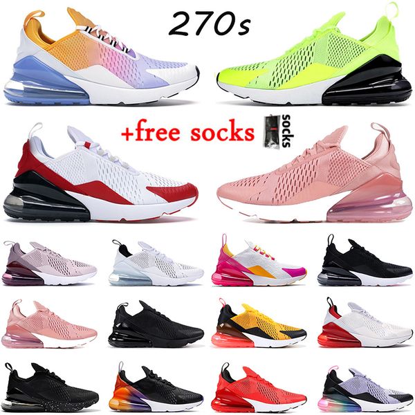 

2020 с socks университет красный кроссовки для женщин mens воздуха максимум airmax тройной черный белый 270s помыть coral тренеры кроссовки