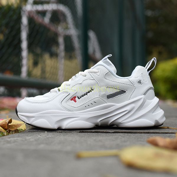 

treeperi fashion chunky white running shoes us 10 eur 44 men women sneakers trainers