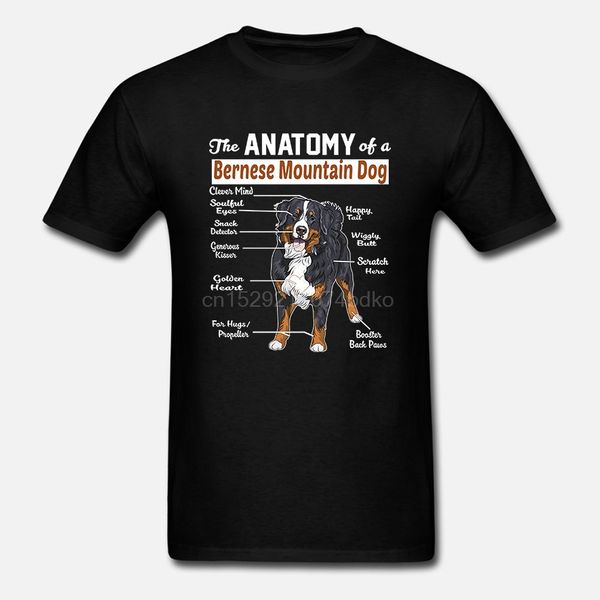

new 2019 fashion men men hipster the anatomy of a bernese mountain dog printed hoodie designers t shirts sweatshirt