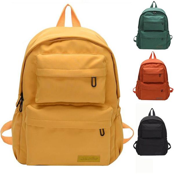

fashion women backpack waterproof nylon backpacks multi pocket light weight travel bag female school bag for teenage girls mlhj
