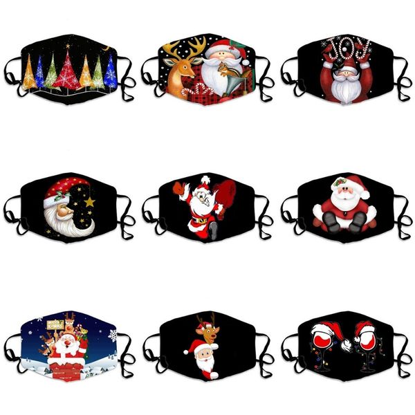 

2020 face mask fashion black face mask anti smog masks printed three dimensional breathable breathing valve#712