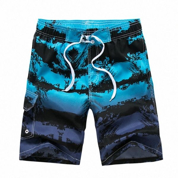 

men's swimwear beach board shorts swimsuit lace up print geometric tropical green blue bathing suits l98t#, White;black