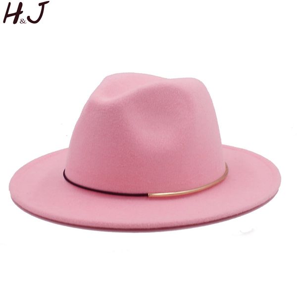 

wool women men fedora hat for lady male winter autumn floppy cloche wide brim jazz church godfather sombrero caps t200118, Blue;gray