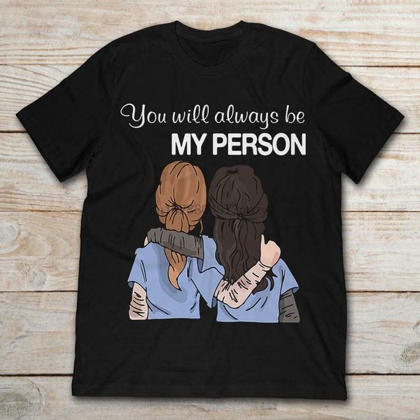 

grey&rsquos anatomy you will always be my person meredith grey black t-shirt s-3xl fashion tee shirt sport hooded sweatshirt hoodie
