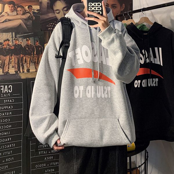 

2021 new 20 autumn new stripe male hoodie fashion release print hip sweatshirt shirts black better e7as