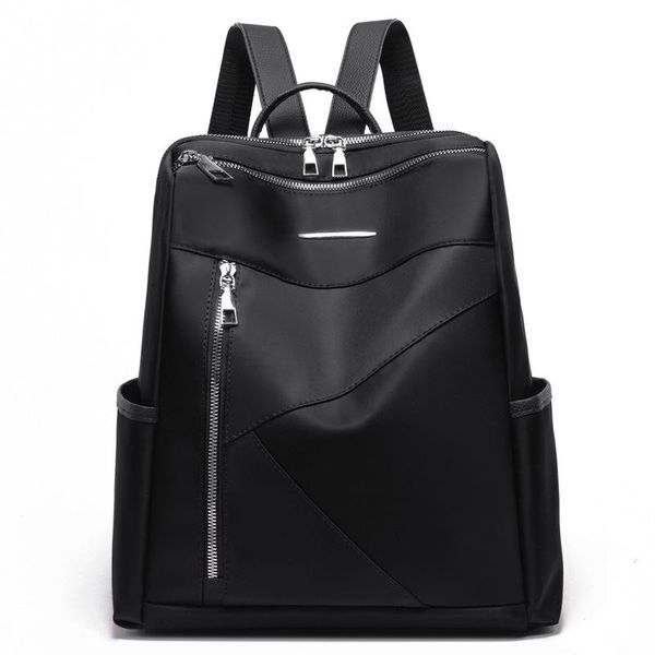 

backpack casual wild travel backpack oxford cloth waterproof middle school student bag