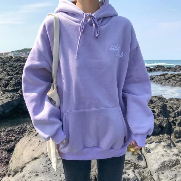 

autumn 2021 winter clothes harajuku hoodies korean fashion friends hoodie personality embroidery letter yellow sweatshirt women1, Black