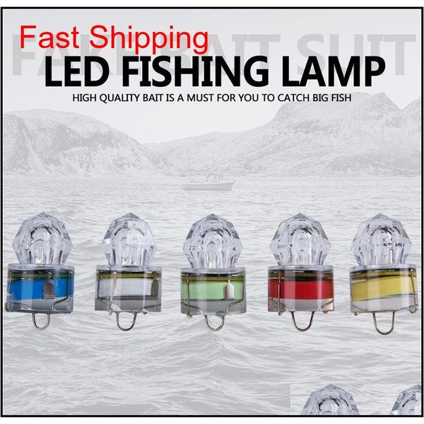 

4 color led deep drop underwater diamond fishing flashing light night fishing bait lure submersible lamp squid strob qylnke buy_home