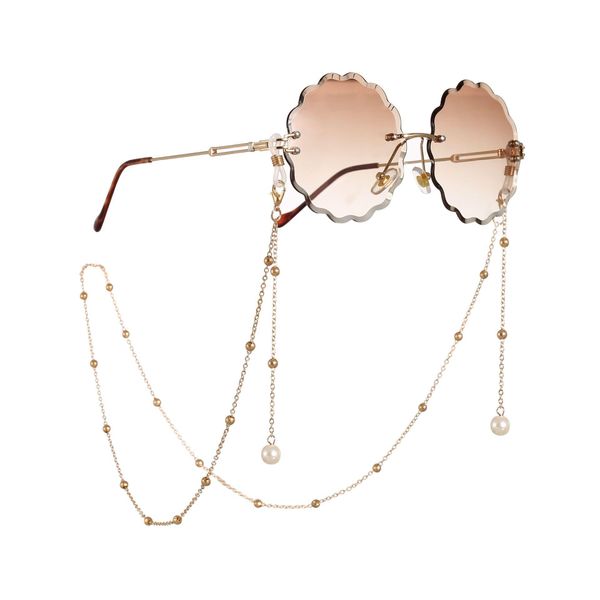 

2019 brand design eyeglass chain pearl beaded eyeglasses sunglasses strap chain for glasses women lanyard neck chain h jlltqa