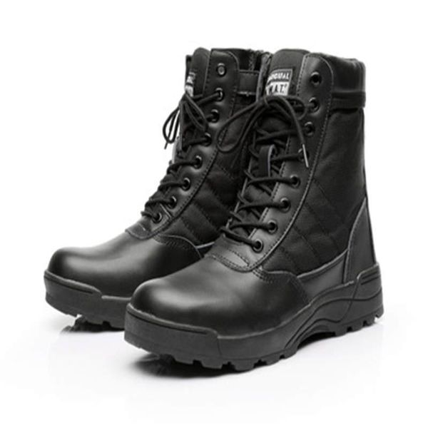

men tactical boots army boots men's desert waterproof work safety shoes climbing sport shoes ankle men outdoor