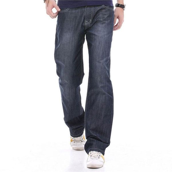 

men's jeans fashion stretch blue denim men's large size jeans size 28 - 33 34 35 36 38 40 42 44 loose straight