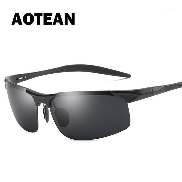 

2019 new brand design new aluminum polarized sunglasses men travel uv400 driving sun glasses classic male eyewear gafas 81771, White;black