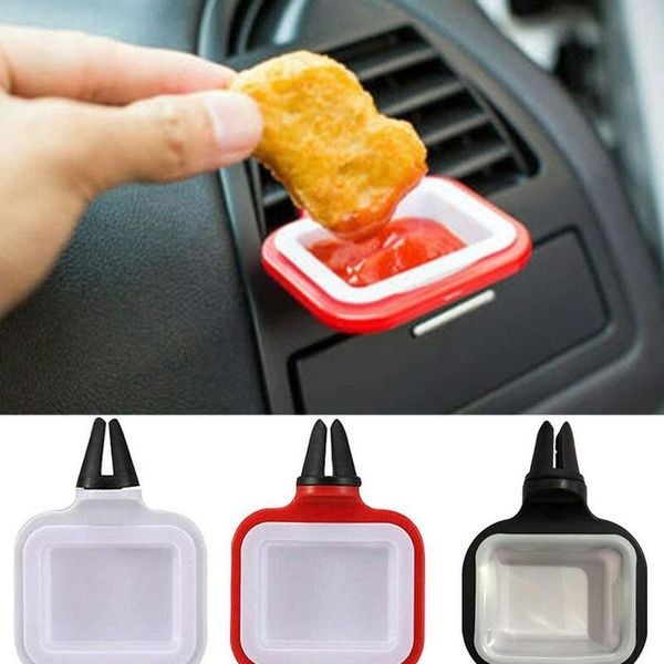 

универсальный вент в автомобильных напитках кубок saucem dip clip в автомобильном соусе держатель для кетчуп окунание соусов wmthyp