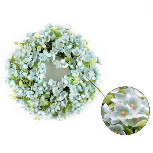 

window restaurant home artificial hydrangea wreath door home decor garland for newyear thanksgiving decoration1