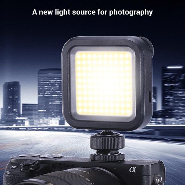 

mini led video light cob high lumen dimmable pgraphic lighting pocket on camera for dslr