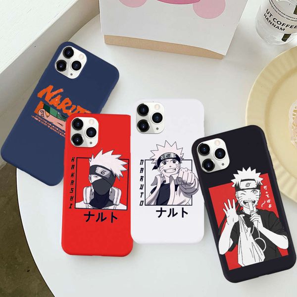 

1dwjamular case with animated naruto akatsuki, soft matte silicon sheath, vip 12, 11 profsional, x, xs, max, xr, 7, se20, 6, 8plus
