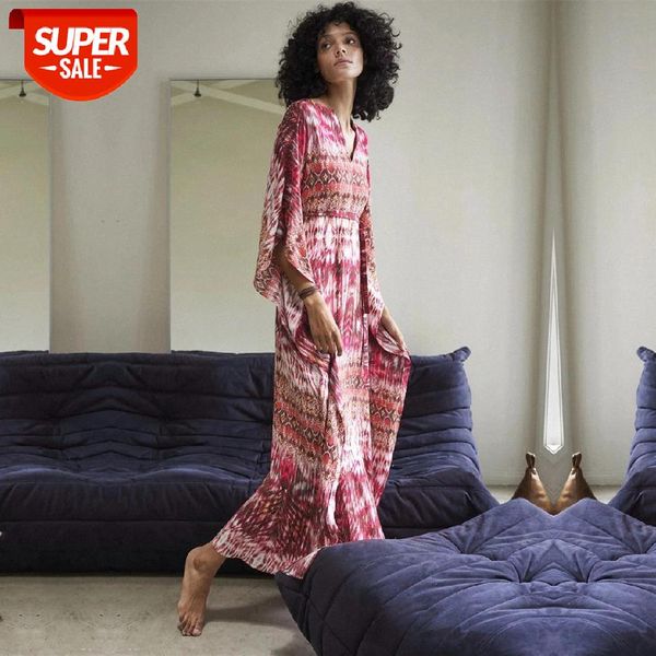 

bohemian printed cover-ups summer beach dress beach tunic women beachwear swimsuit cover up bikini wrap sarongs #te0q, White;black